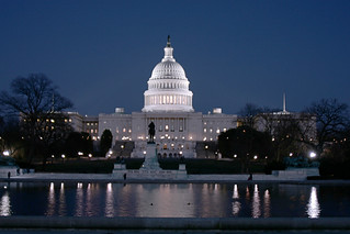 Blue US Capitol