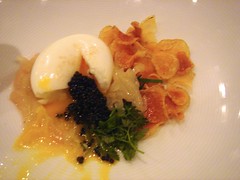 Hen's Egg, Caviar, Homemade Potato Chips