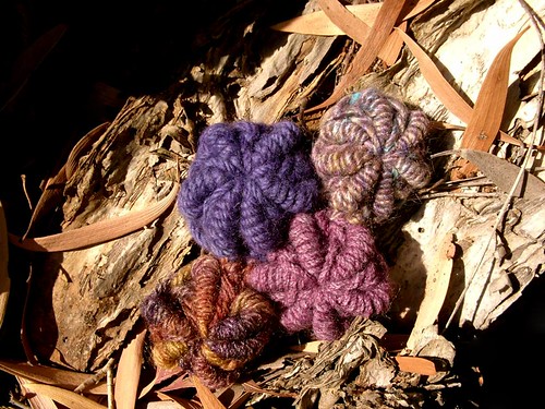 Crochet Bullion Stitch Motifs