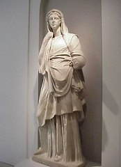 Sculpture of a Modest Roman Matron 1st century BCE