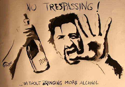 Poster - No trespassing