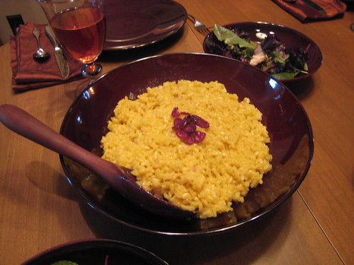 Michael's Moroccan Chicken and Prunes + Delicious Saffron Risotto