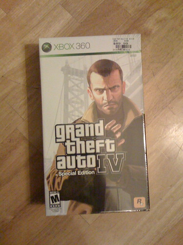 Grand Theft Auto IV unboxing