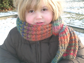 Ravelry: Child's Rainbow Scarf pattern by Joelle Hoverson