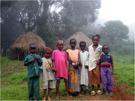 11e22 Niños Peul o Fulani de  Guinea Futa Yallon Guinee_Fouta_Djalon_Doucky
