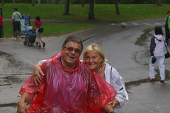 Babcia Ela i Dziadek Andrzej nad wodospadem Niagara
