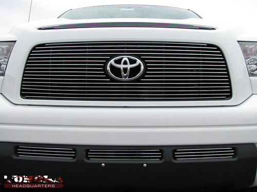 Carriage works billet grilles on the Toyota Tundra