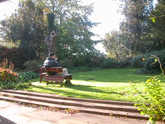 Padmaloka lawn and bench