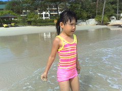 Bintan trip: sandcastles on the beach