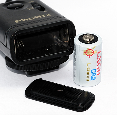 Lithium CR2 battery for the Cleon receiver