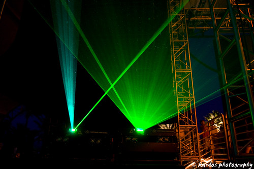 Light show for Diplo @ Coachella 2008, 4/25/2008