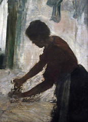 Degas Woman Ironing (detail)