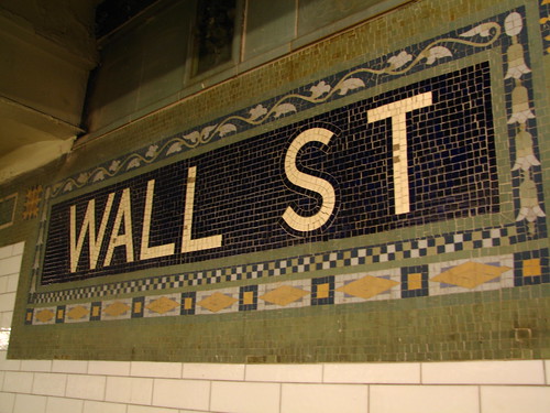 Wall Street subway mosaic