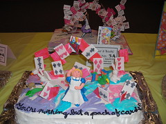 Alice in Wonderland cake by pgteenspace