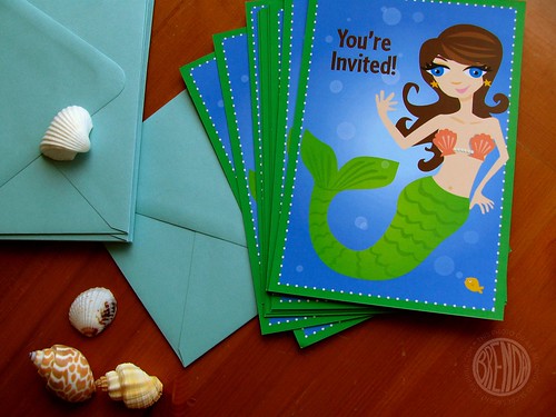 mermaid invite