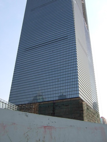 Construction site of the World Financial Center
