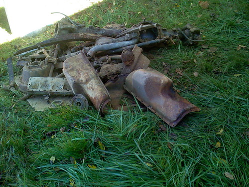 Junk Tractor Parts from Under the House