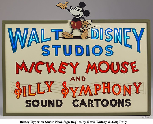 Walt Disney Studios Neon Sign Replica