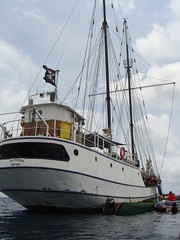 The Stahlratte, the boat we sailed to Cartagena