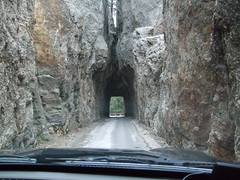Tunnels along Needles Highway