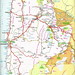 (02) mapa de rutas de Chile (edición 2008) – Chile road map (2008 edition) – mapa de rodovias do Chile (edição 2008).