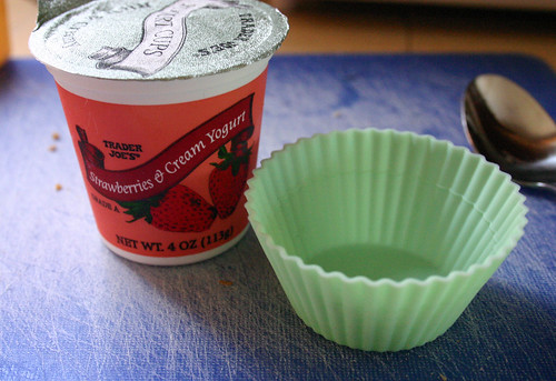 Bento Lunch Prep: yogurt
