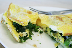 Broccoli & Spinach Omelet