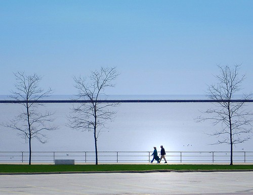 One day in Milwaukee (walking along the Lake Michigan)