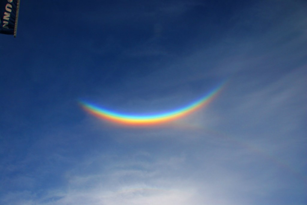 upside down rainbow - or circumzenithal arc