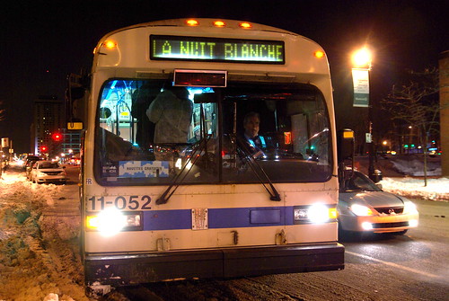 Navette - Nuit blanche à Montréal 2008