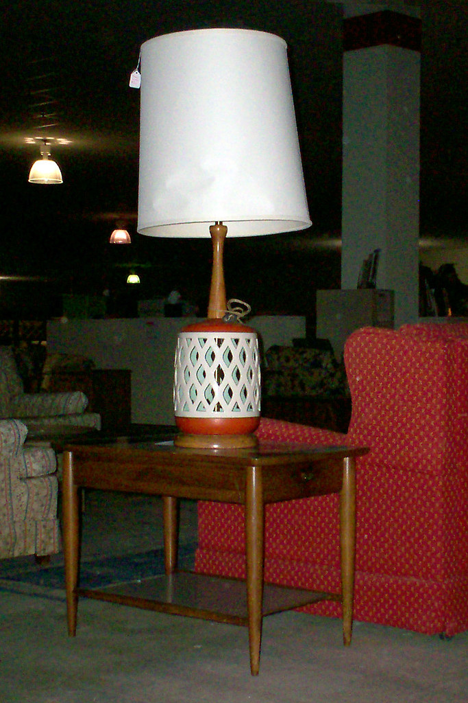 lamp and side table