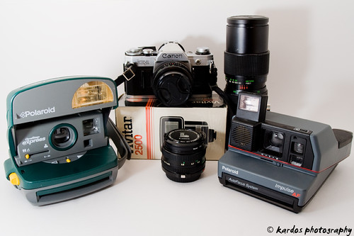 Dad's old camera collection