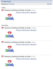 Zoosk facebook spam