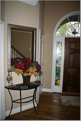 two story foyer