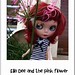 Ella Dee and the pink flower