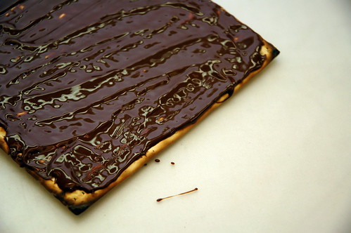 chocolate-covered matzo