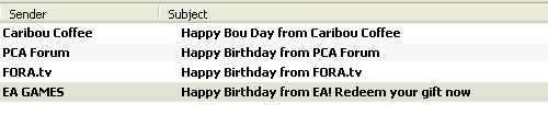 Happy Birthday Inbox