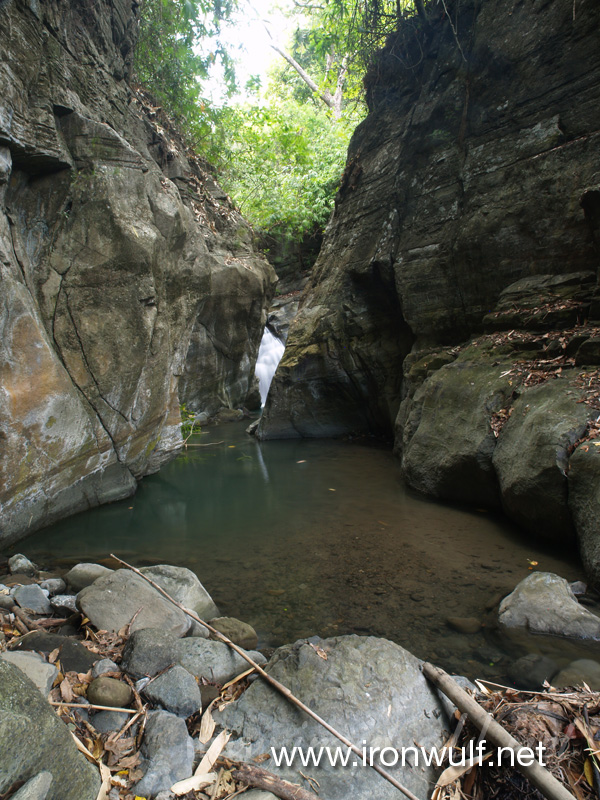 View of the hidden Bugsukan Falls