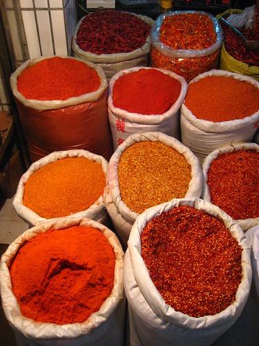 Spices at the local market