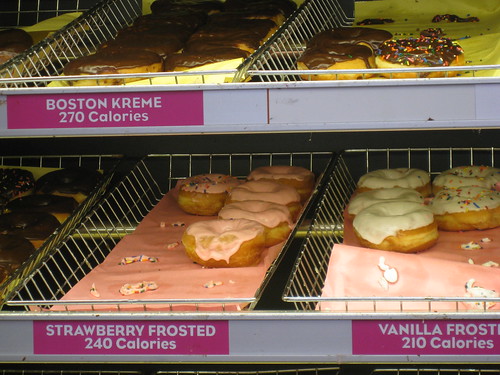 Photo of the day: Calorie Counts at Dunkin Donuts ...