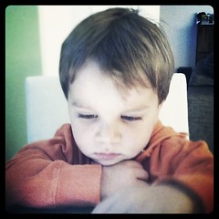 Mattias in deep thought!
