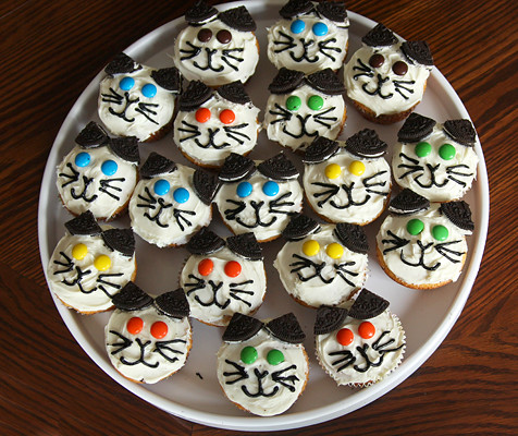 Kitty cupcakes