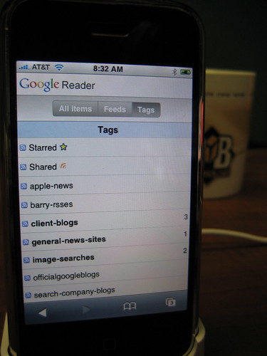 New Google Reader iPhone