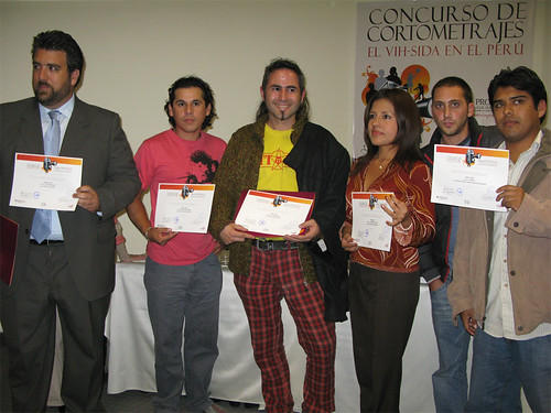 Ganadores del Concurso de Cortometrajes El VIH-Sida en el Perú
