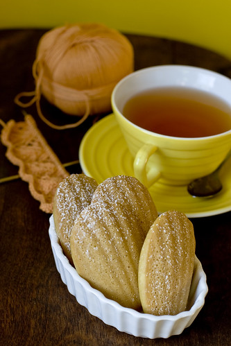 Madeleines and Tea and Knitting