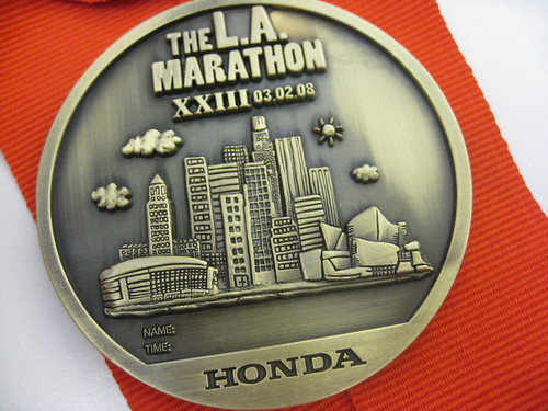 2008 L.A. Marathon Medal