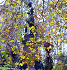 Statue and Foliage