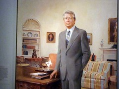 Jimmy Carter Hanging Out at the Smithsonian American Art Museum