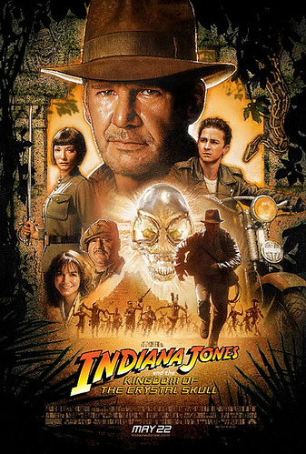 Poster for Indiana Jones and the Kingdom of the Crystal Skull
