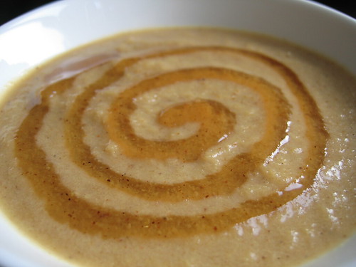 Curry Cauliflower Soup with Honey